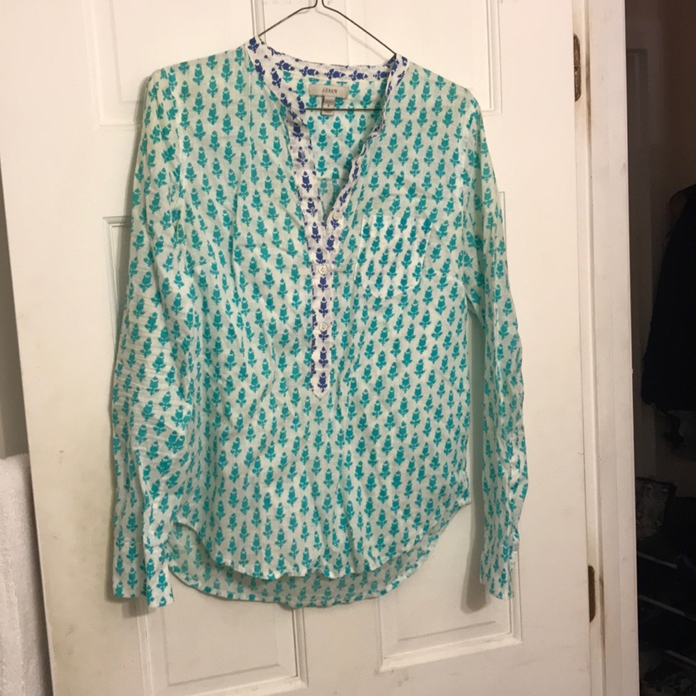J Crew Patterned Top - image 1